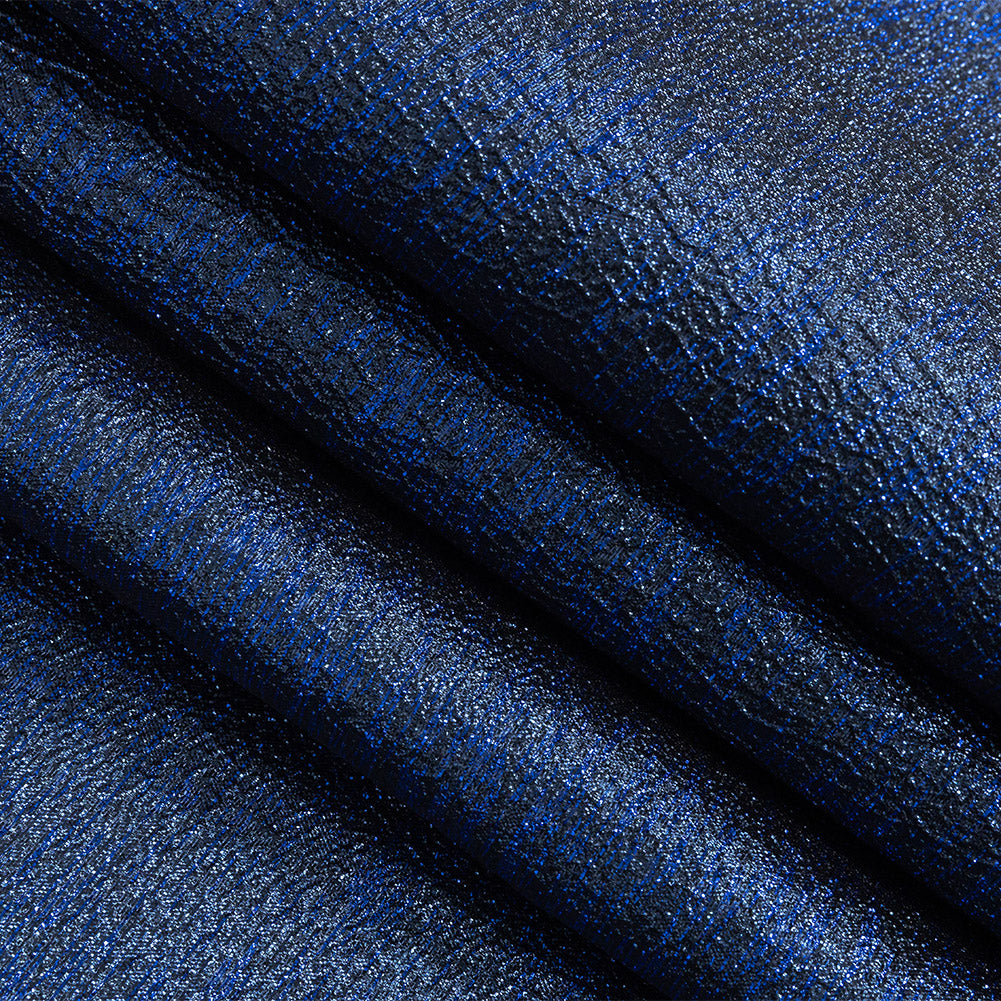 Metallic Royal Blue Crackle Luxury Brocade - Joann Fabrics