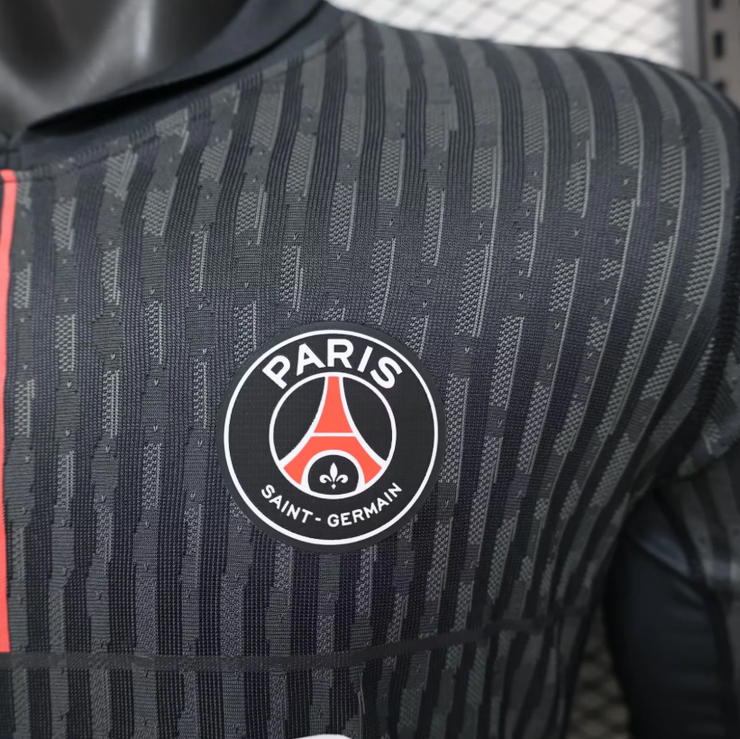 2025/2026 Long Sleeve Player Version Paris Saint-Germain Fourth Away Football Shirt 1:1 Thai Quality