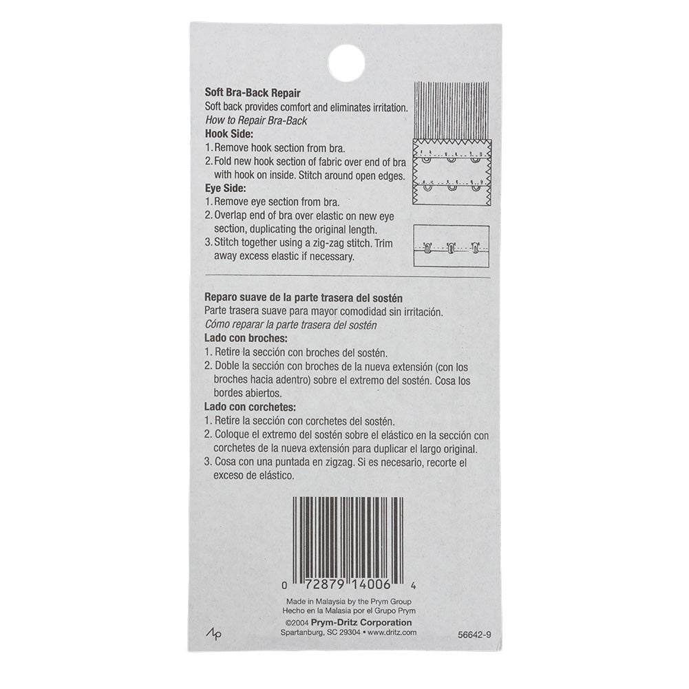 Dritz White Bra Back Repair - 2