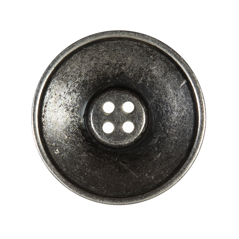Italian Silver Metal 4-Hole Button - 44L/28mm - Joann Fabrics