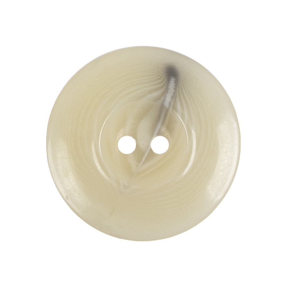Beige and Gray Swirled 2 Hole Plastic Inkwell Button - 42L/27mm - Joann Fabrics