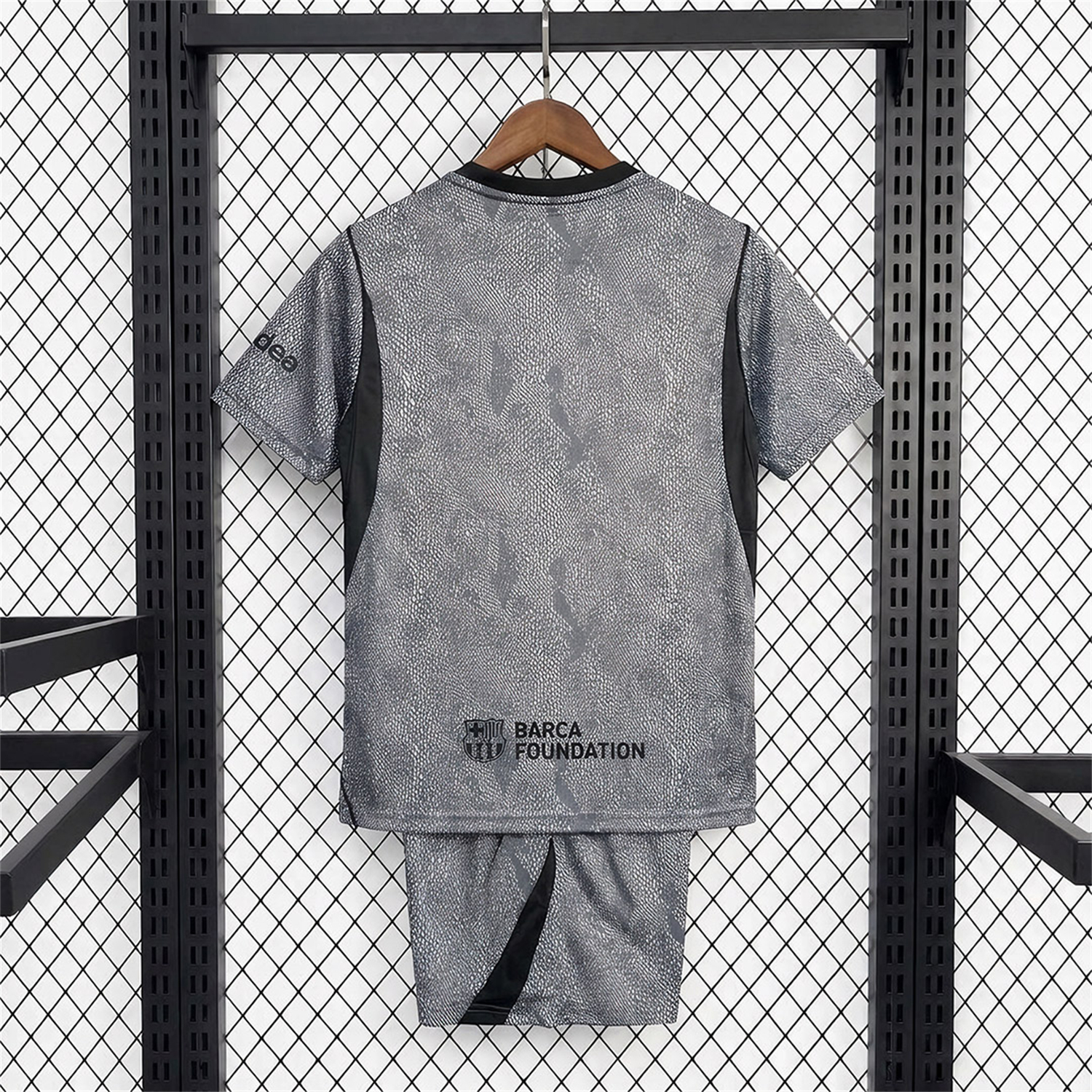 Barcelona 26-27 Goalkeeper Grey Kids Kit - UnitedFutballJersey