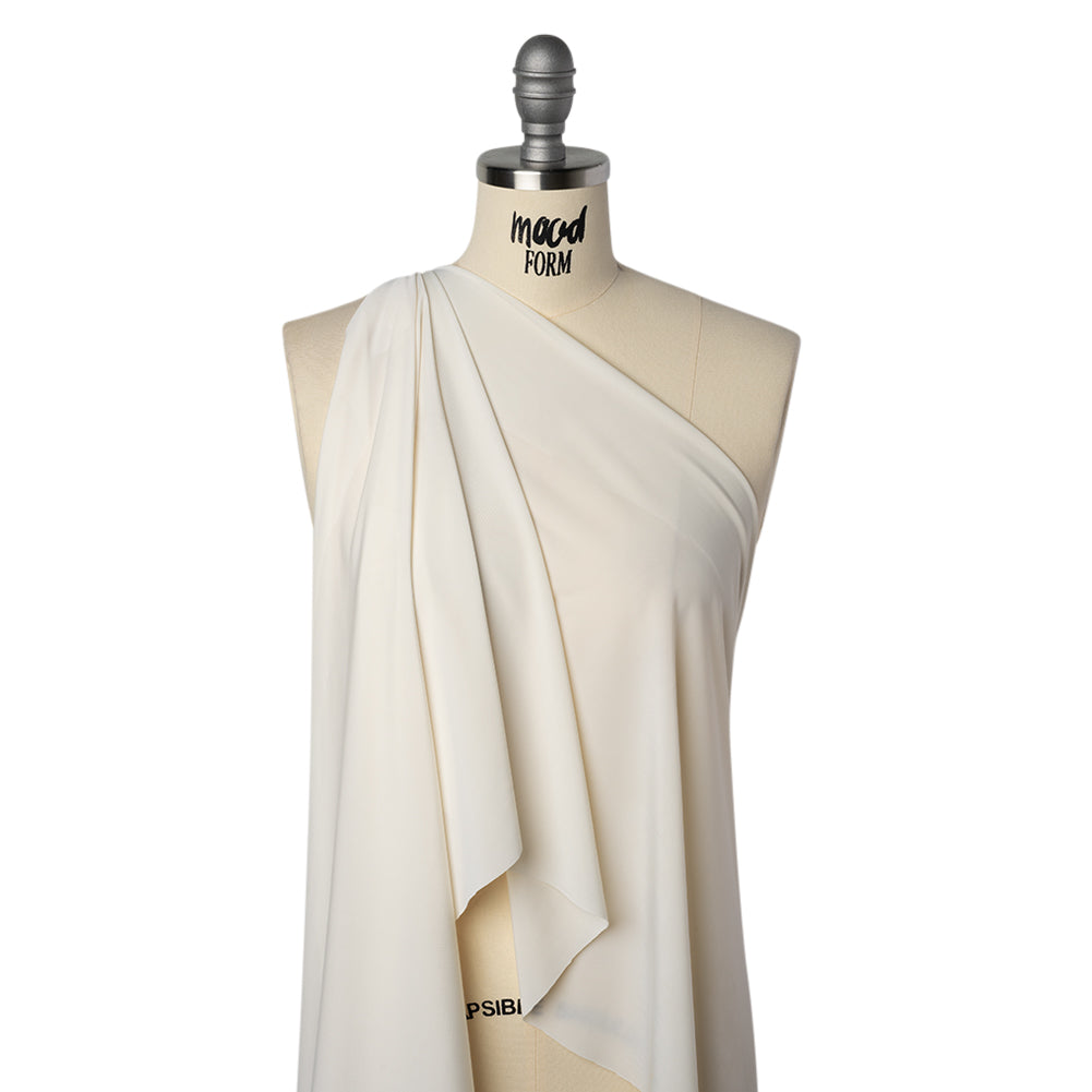 Stretch Polyester Jersey - White Asparagus - Famous Australian Designer Deadstock - Joann Fabrics