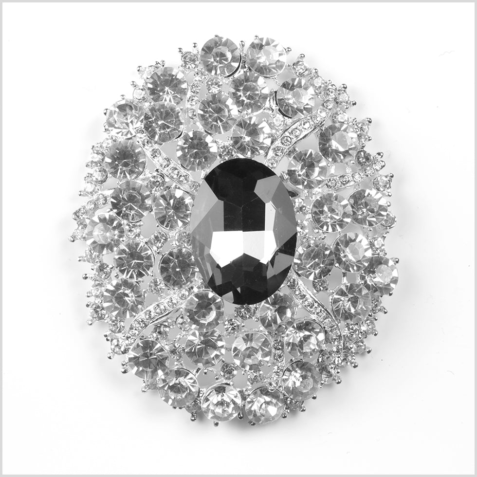 Rhinestone Brooch - 3.125