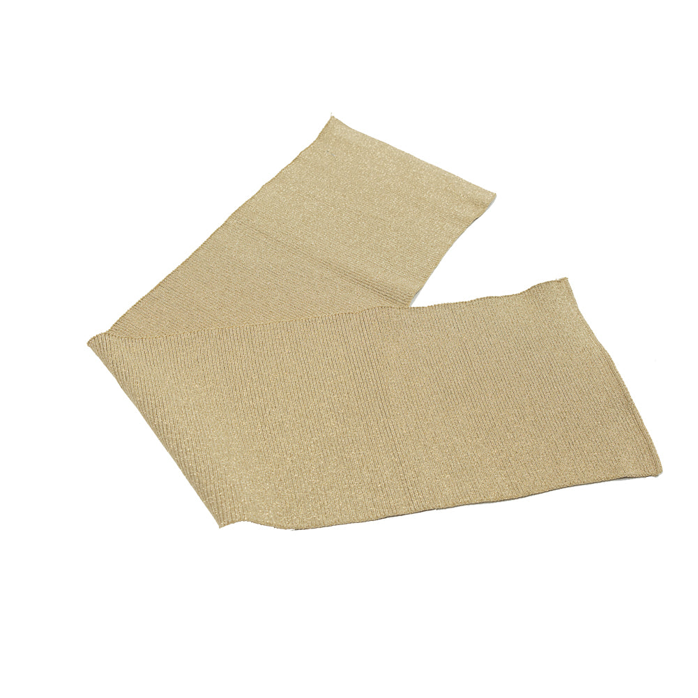 Vegas Gold Sparkle Rib Knit Trim - 7