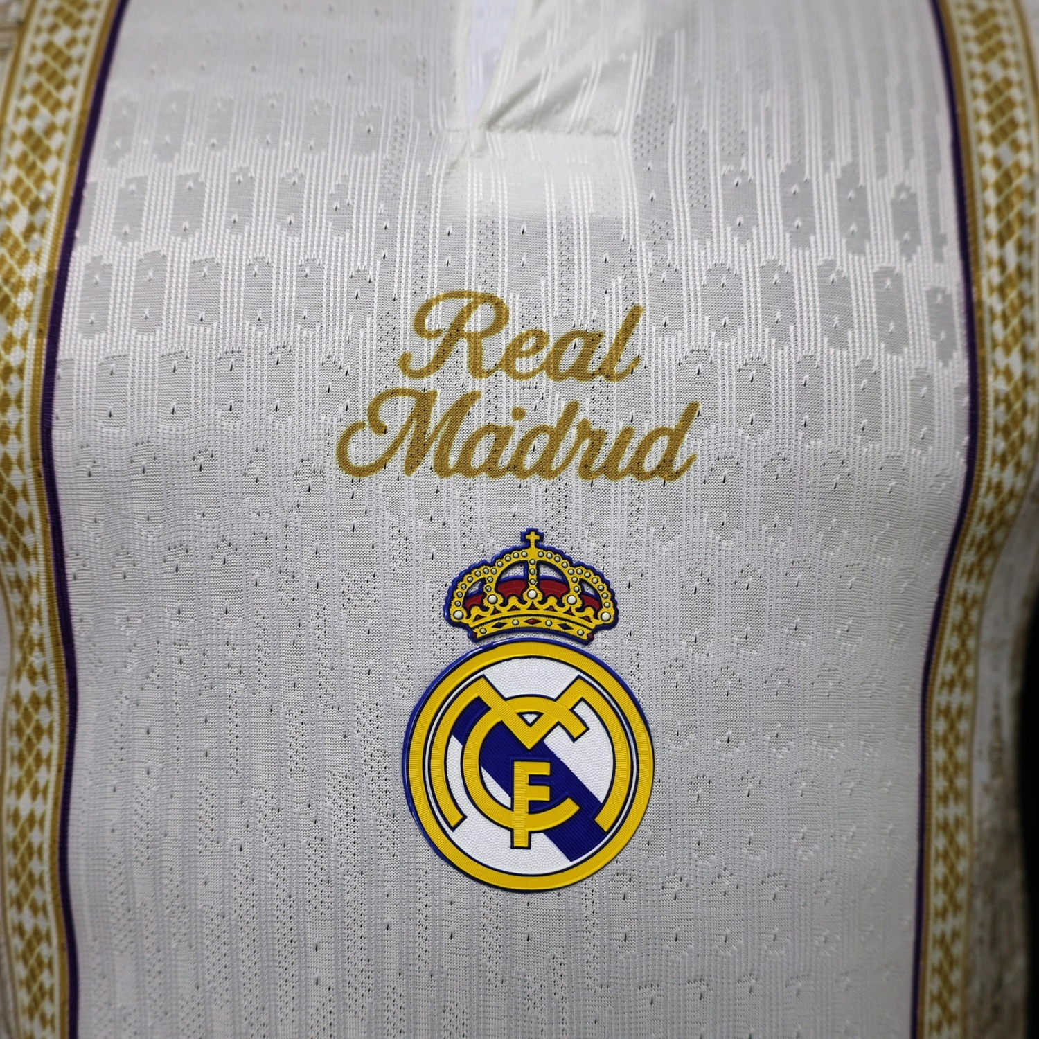 Real Madrid 26-27 White Gold Special Jersey - Player Version - UnitedFutballJersey