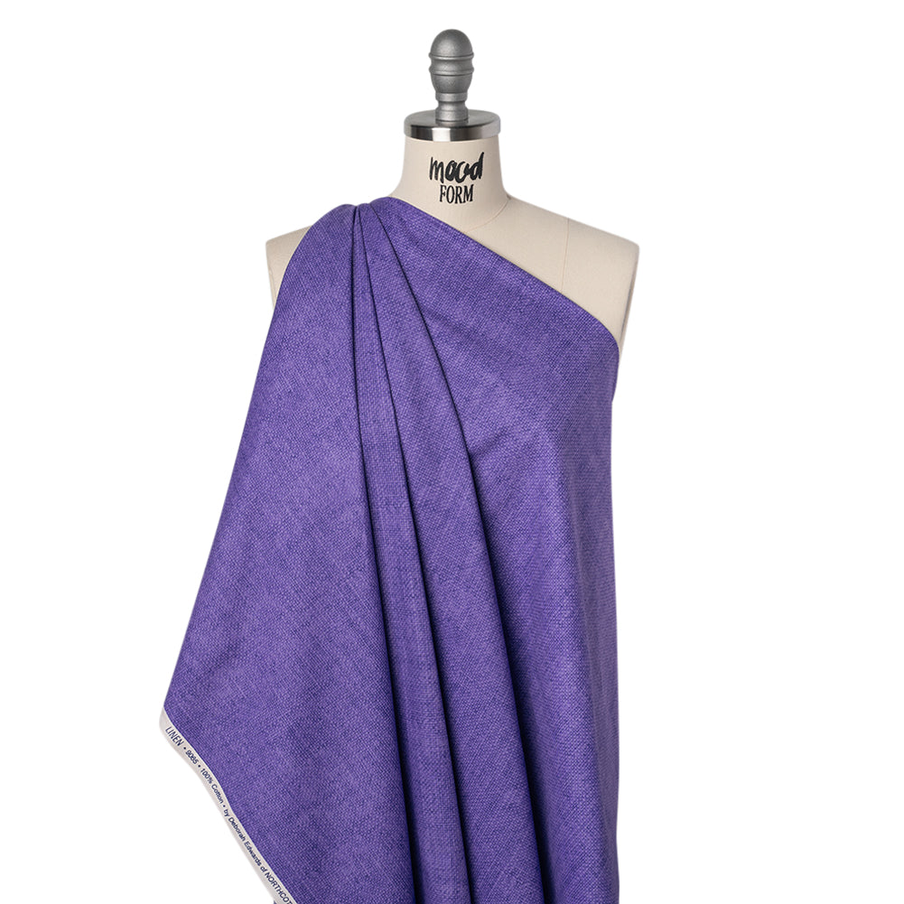 Printed Quilting Cotton by Northcott Studio - Purple Canvas Textured - Linen Basics Collection - Joann Fabrics