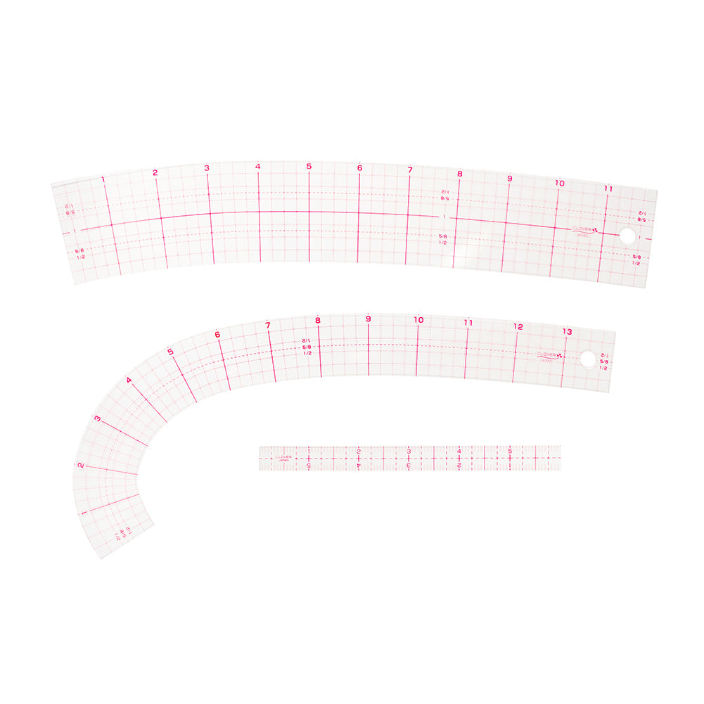 Clover Curve Rulers Set with Mini Ruler - 3 pc - Joann Fabrics