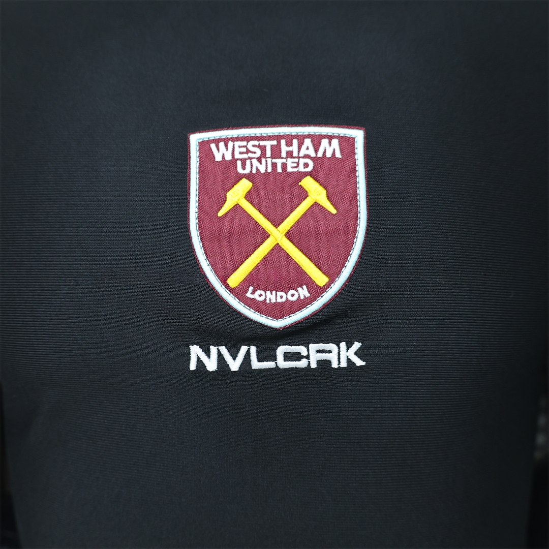 West Ham United 26-27 Retro Casual Style Black Polo Jersey - Player Version - UnitedFutballJersey