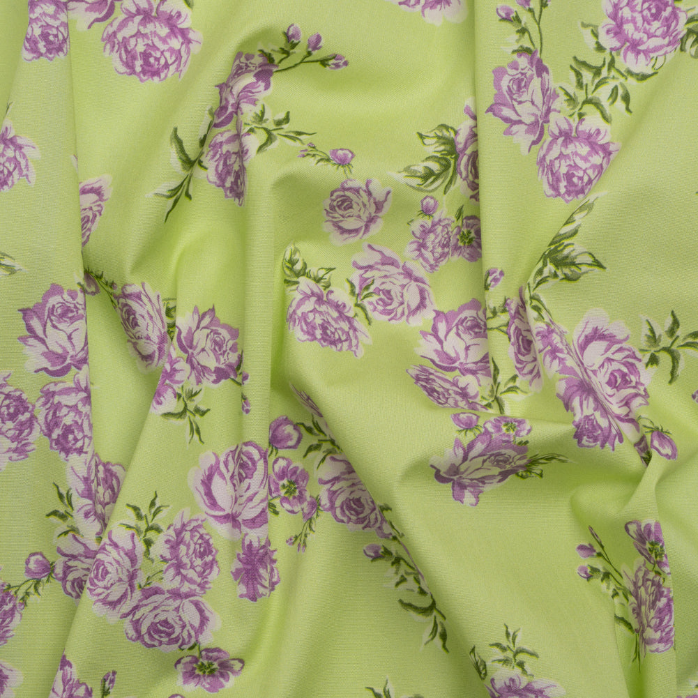 Mood Exclusive Key Lime Divine Stretch Cotton Poplin - Joann Fabrics