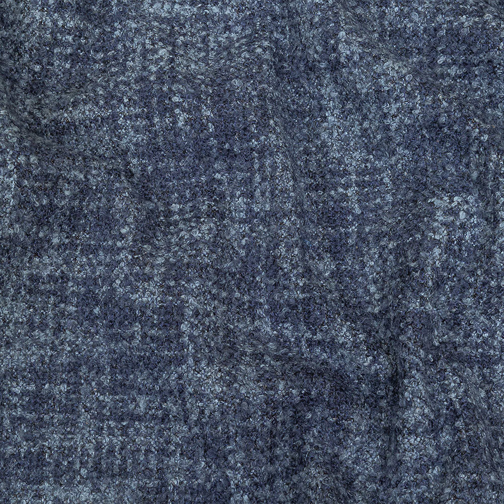 Indigo Tweedy Acrylic and Cotton Boucle - Joann Fabrics