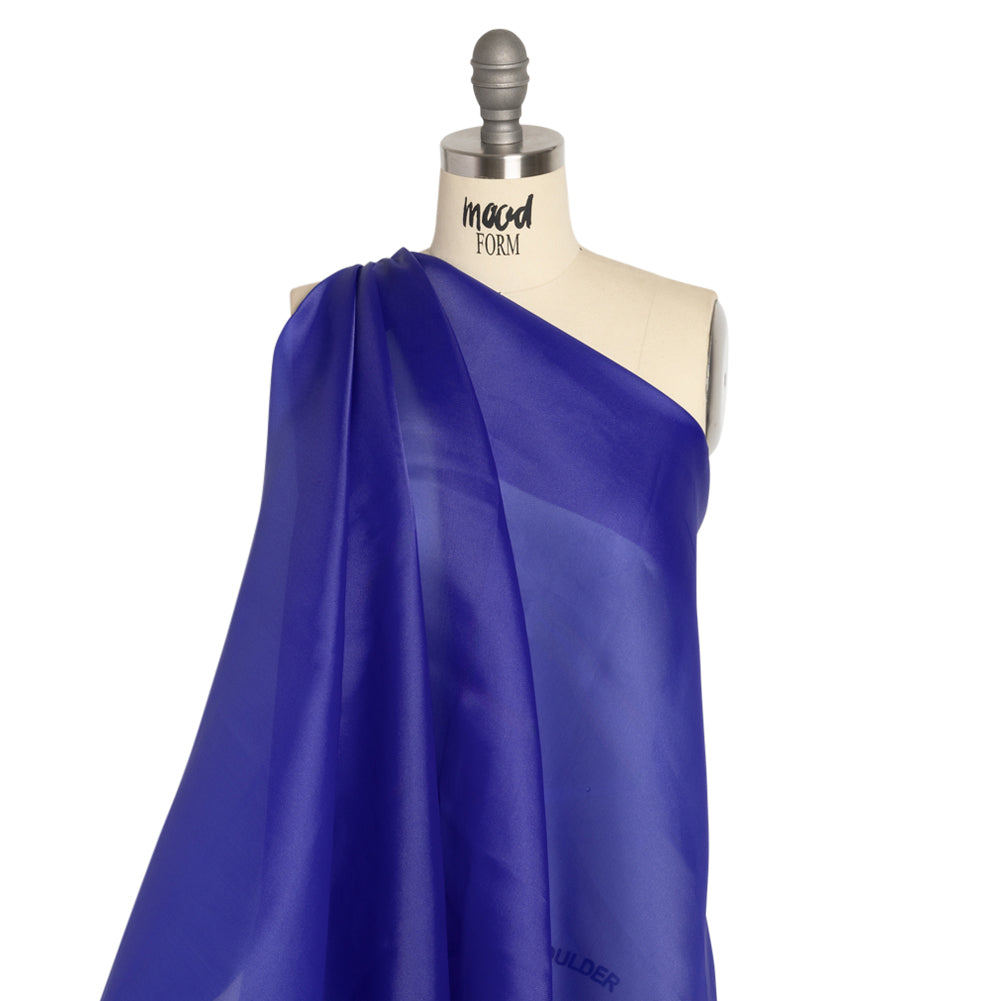 Satin-Faced Polyester Organza - Mazarine Blue - Ardea Collection by Mood - Joann Fabrics