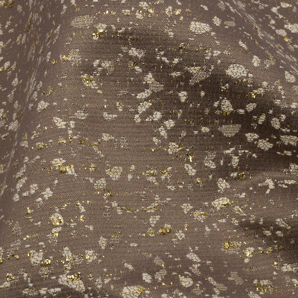 Metallic Drapery Jacquard - Truffle Speckled - British Imported - Joann Fabrics