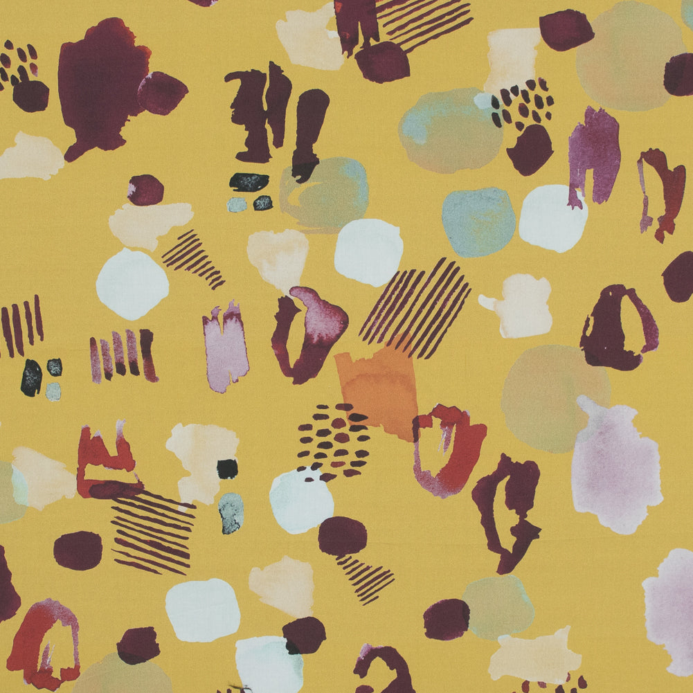 Mood Exclusive Sunday Funday Gamboge Cotton Poplin - Joann Fabrics