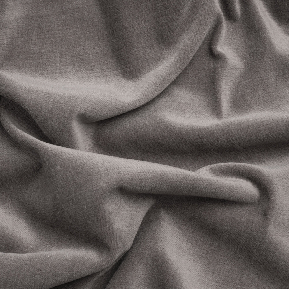 Polyester and Cotton Upholstery Velvet - Nickel - Corry Collection - Joann Fabrics