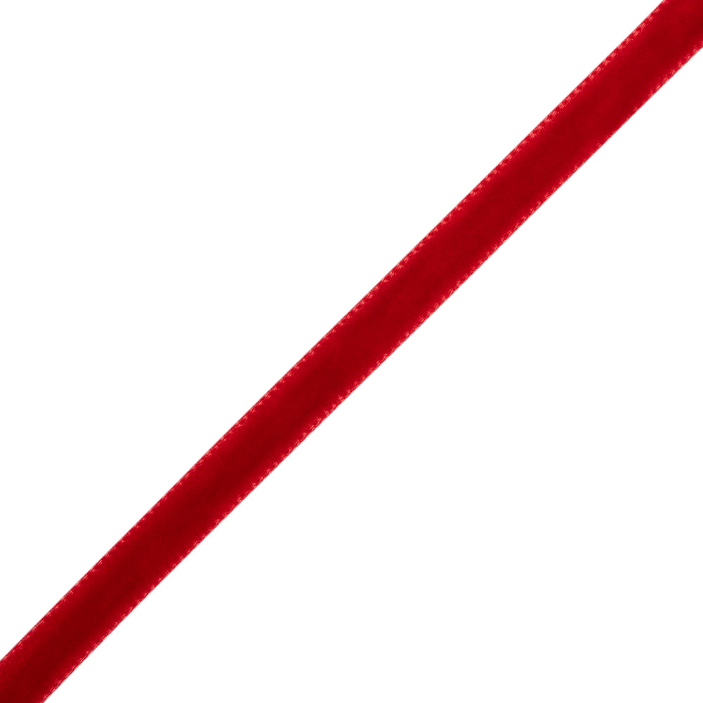 Single Faced Velvet Ribbon Made in Italy - 1/4