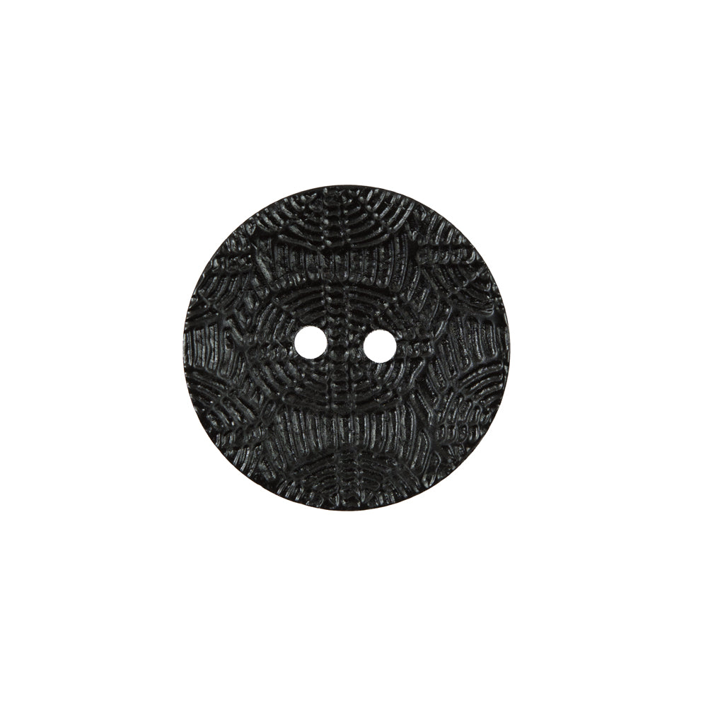 Italian Black Etched Coconut Button - 32L/20mm - Joann Fabrics
