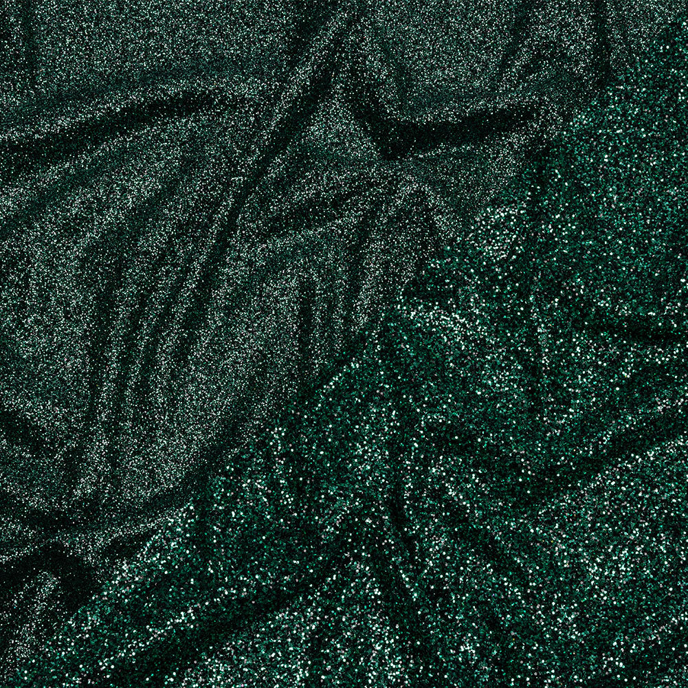 Double Faced Glitter Tulle - Dark Emerald and Black - Gala Collection - Joann Fabrics