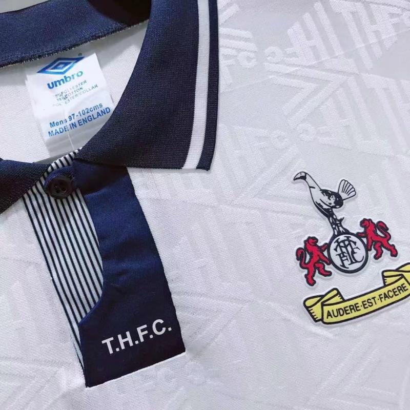 1991/1993 Retro Tottenham Hotspur Home Football Shirt 1:1 Thai Quality