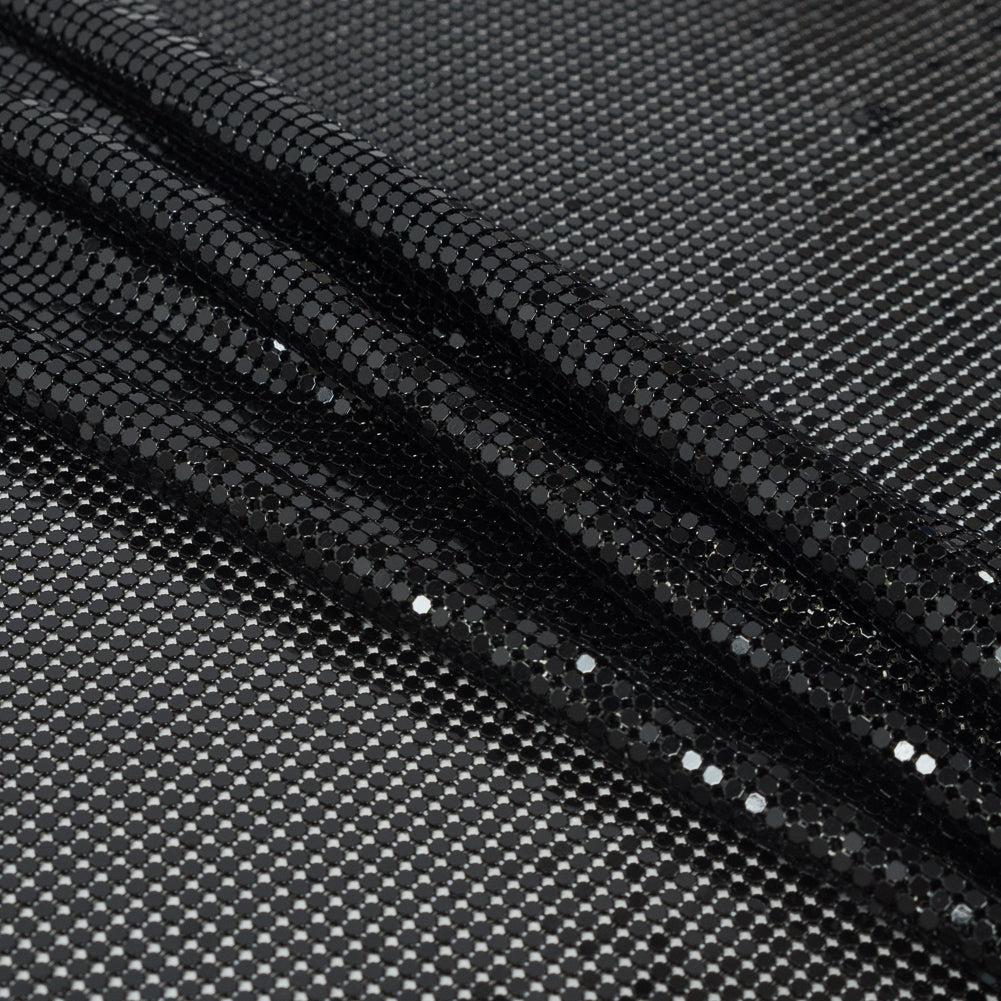 Mood Exclusive Joan Black Tubular Chainmail Fabric - Joann Fabrics