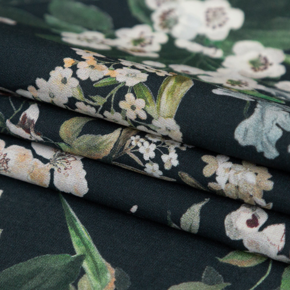 Cotton Voile - Moonless Night Floral - Aesthetic Matters Print - Mood Exclusive Kenko Collection - Joann Fabrics