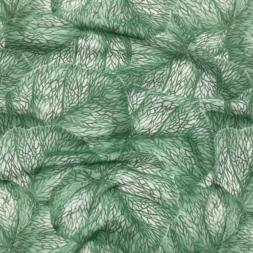Green Tropical Leaves Printed Woven - Joann Fabrics