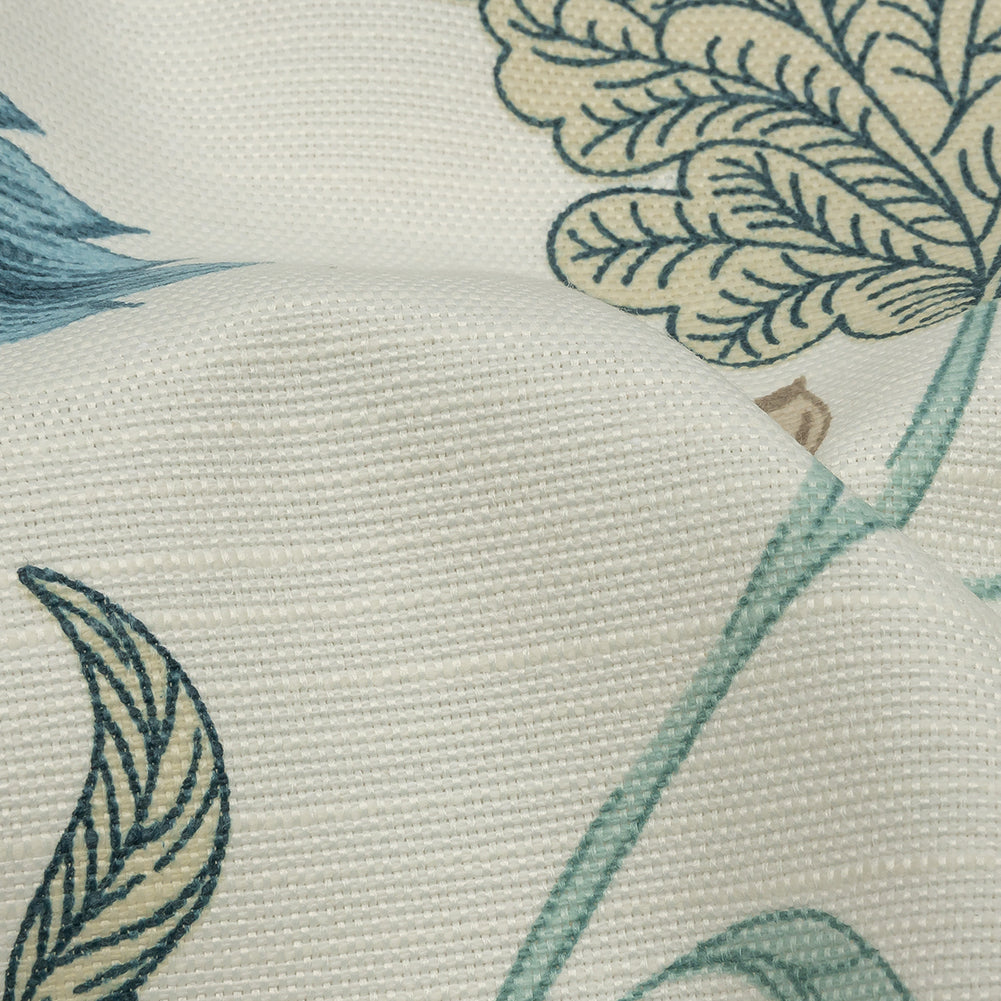 Legion Blue and Egret Floral Cotton Blend - Joann Fabrics