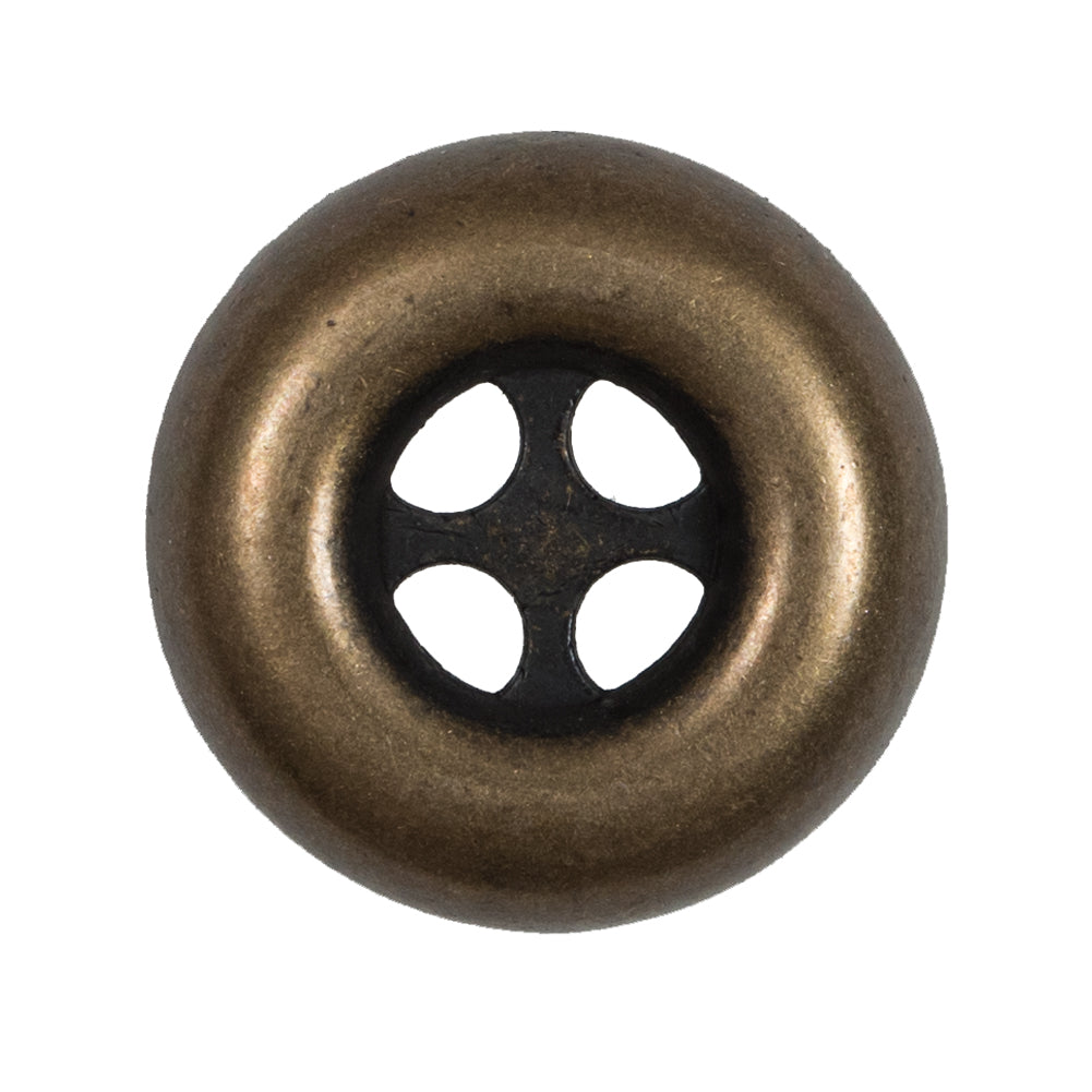 Italian Bronze 4-Hole Metal Button - 44L/28mm - Joann Fabrics