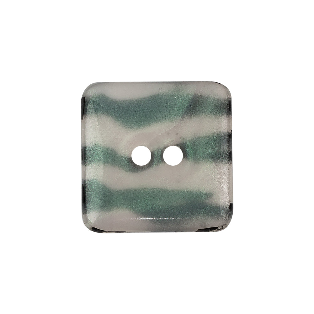 Iridescent Zebra Striped 2-Hole Square Plastic Button - 40L/25.5mm - Joann Fabrics