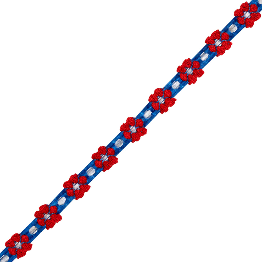 Cotton Jacquard Ribbon - 0.375