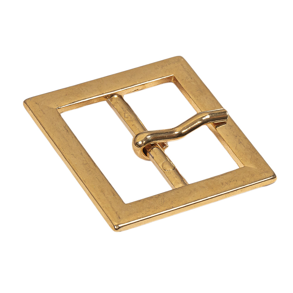 Gold Square Frame Metal Buckle - 1.375