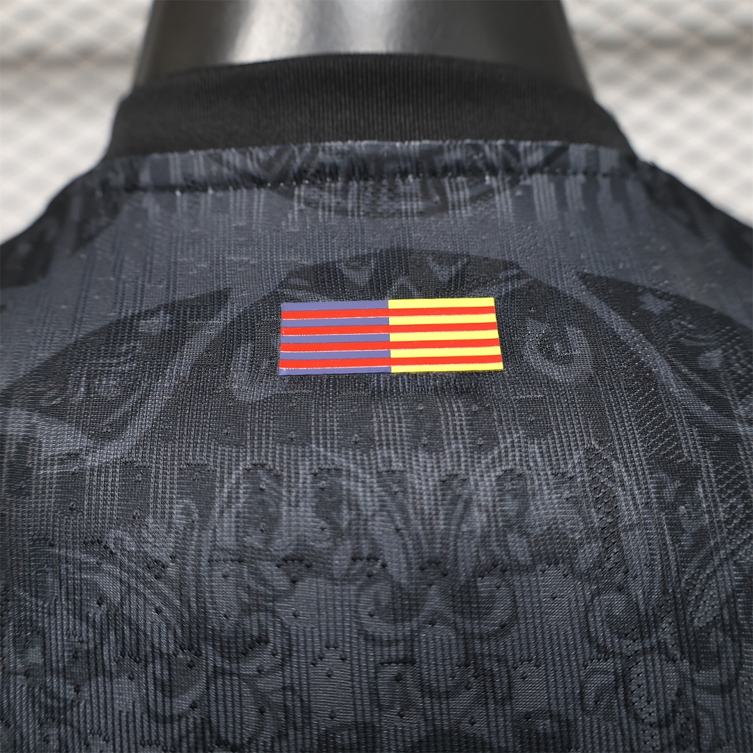 Barcelona 25-26 Jordan Black Special Jersey - Player Version - UnitedFutballJersey