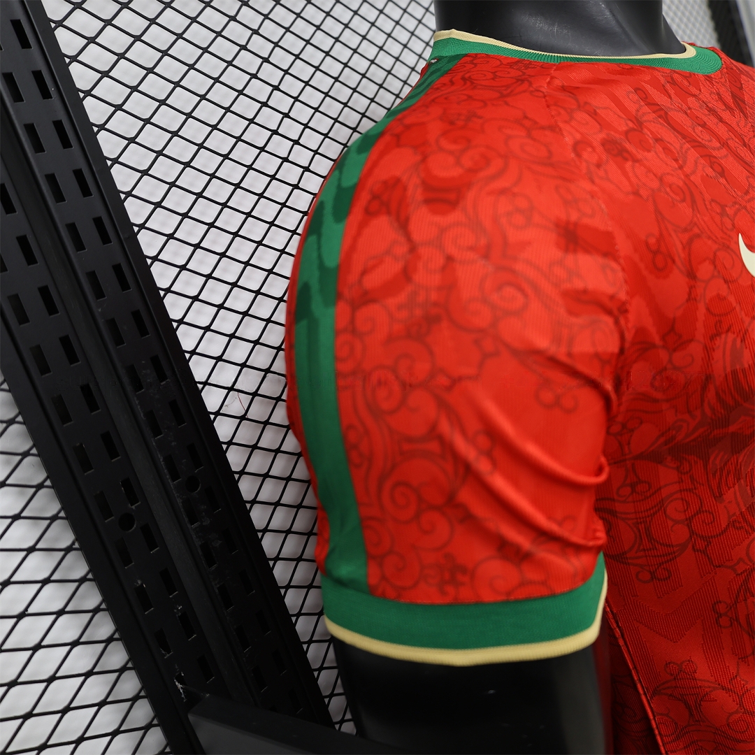 Portugal 2026 Cross Red Special Jersey - Player Version - UnitedFutballJersey