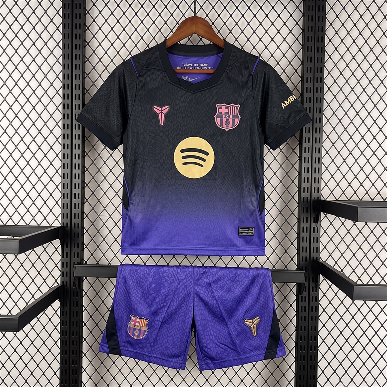 Barcelona 26-27 Away Kids Kit - Fans Version - UnitedFutballJersey
