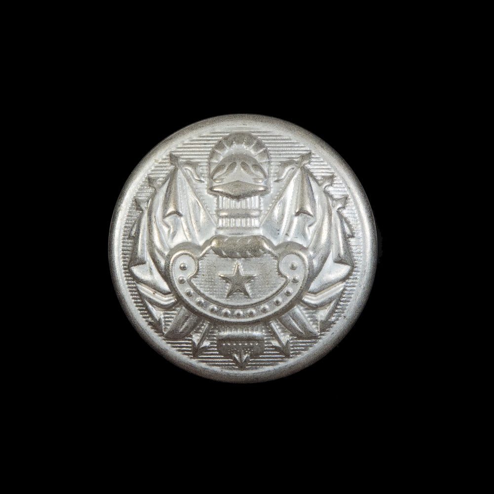Silver Aluminum Crest Shank Back Button - 36L/23mm - Joann Fabrics