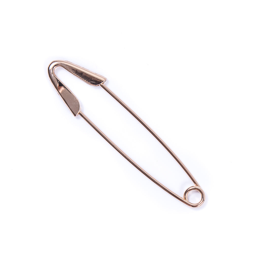 Italian Rose Gold Metal Safety Pin - 3.75
