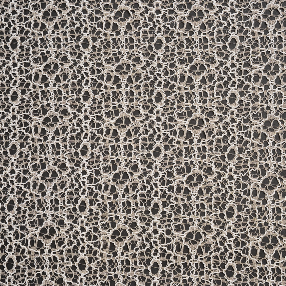 Corded Nylon Lace - Bleached Sand Abstract Lines - Joann Fabrics