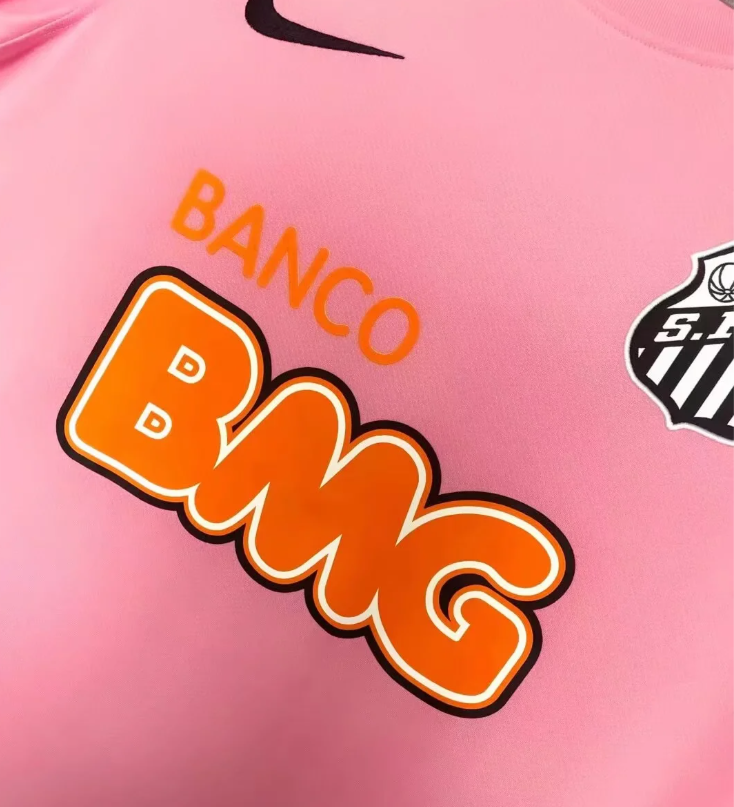 2012 Retro Santos Pink Football Jersey 1:1 Thai Quality