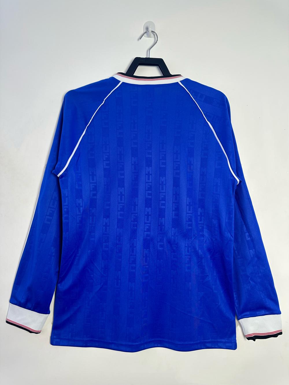 1988-1990 Retro Long Sleeve Manchester United Third Away Football Shirt 1:1 Thai Quality