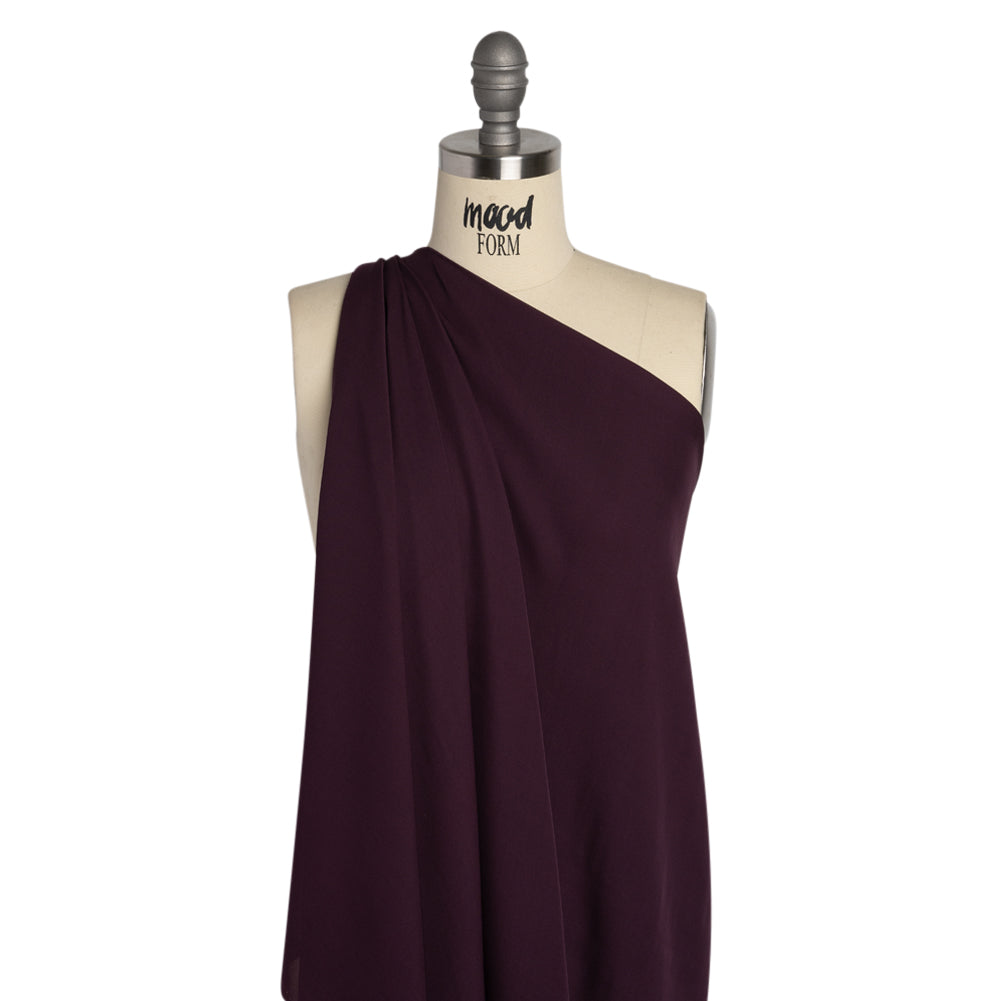 Silk Double Georgette - Eggplant - Premium Collection - Joann Fabrics