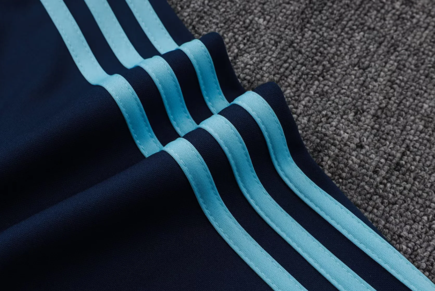 2025/2026 Argentina Half-Pull Training Suit Royal Blue Jersey Set