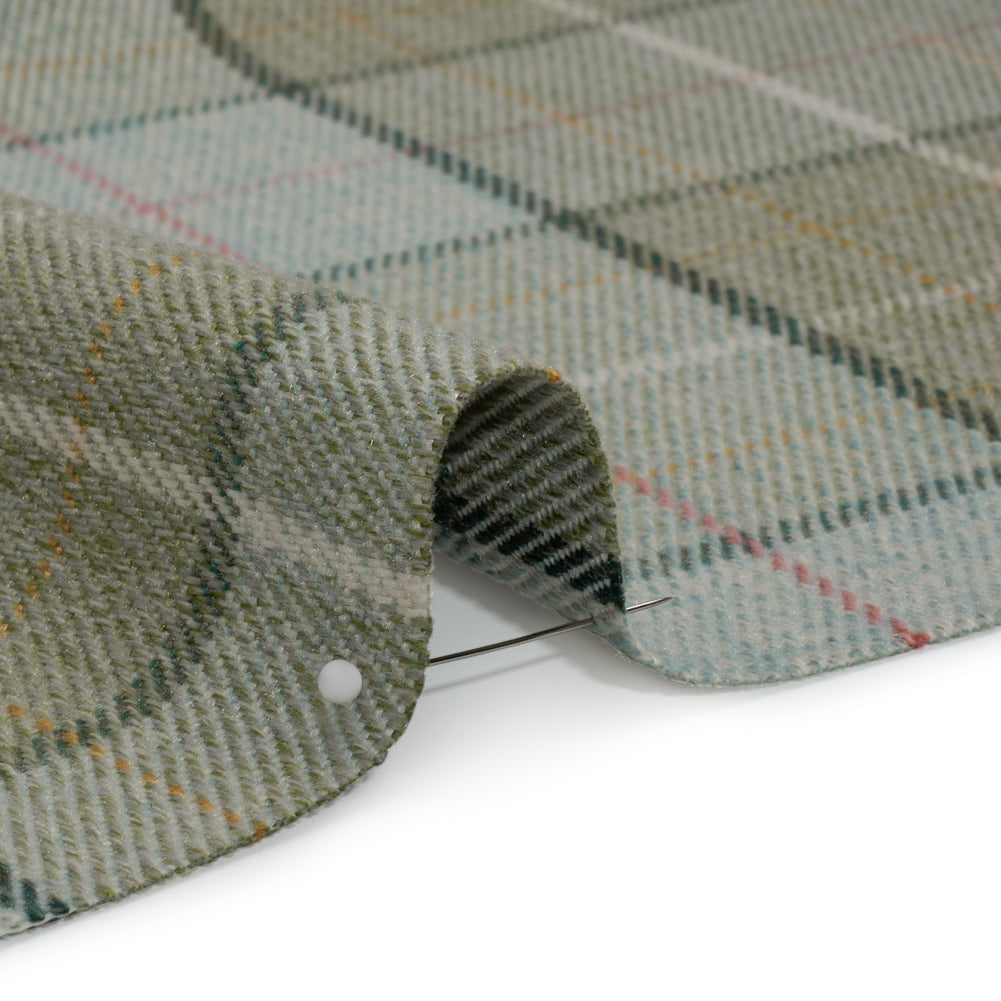Drapery Twill - Sage Plaid - British Imported - Joann Fabrics