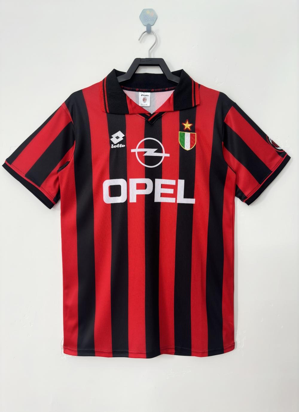 1996/1997 Retro AC Milan Home Football Shirt 1:1 Thai Quality