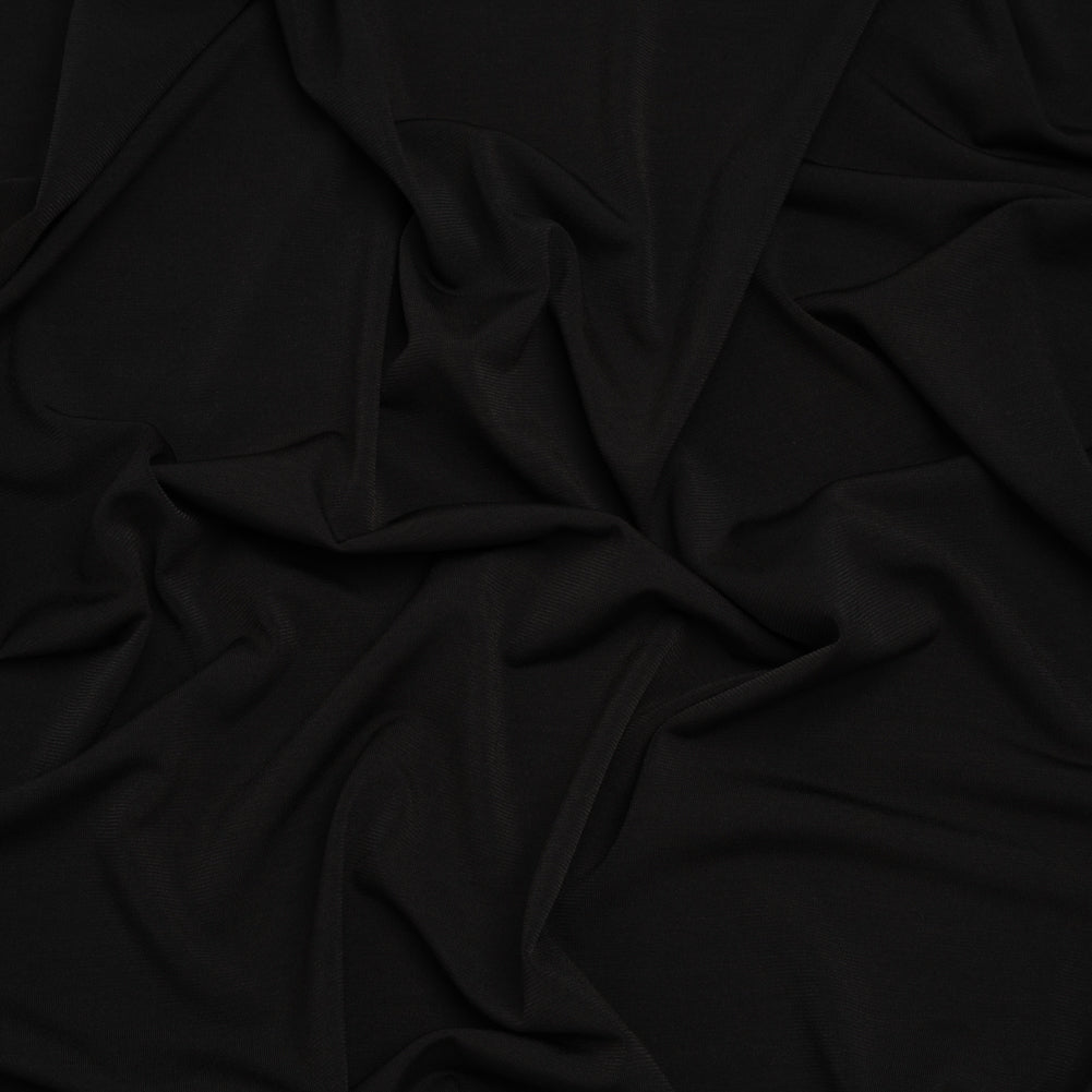 Stretch Polyester Tricot - Black - Designer Deadstock - Joann Fabrics