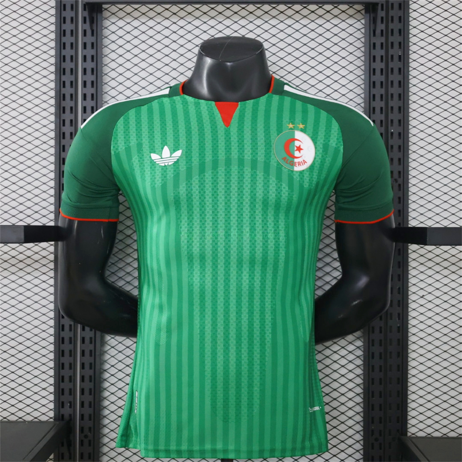 Algeria 2026 Away Green Jersey With 2 Stars - Player Version - UnitedFutballJersey