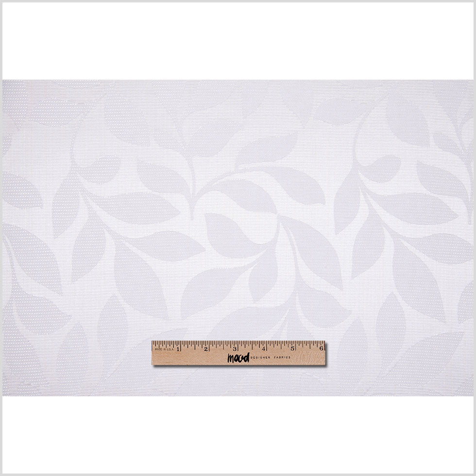 Pearl Satiny Woven Leaves Jacquard - Joann Fabrics