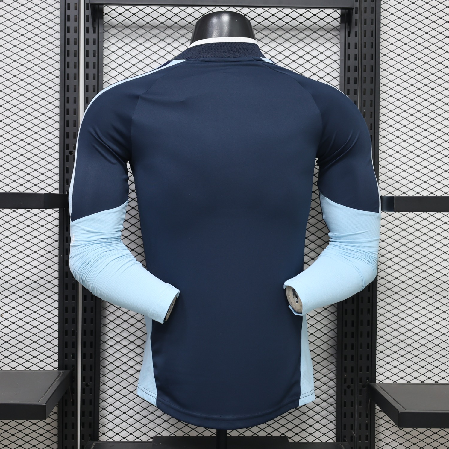 Argentina 2026 Dark Blue Long Sleeves Training Jersey - Player Version - UnitedFutballJersey
