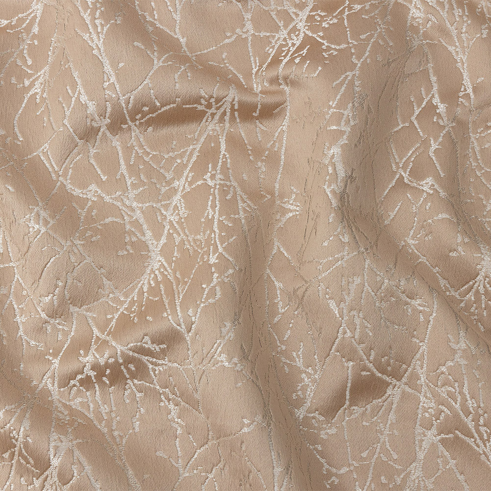 Polyester Jacquard - Shell Wintry Branches - British Imported - Joann Fabrics