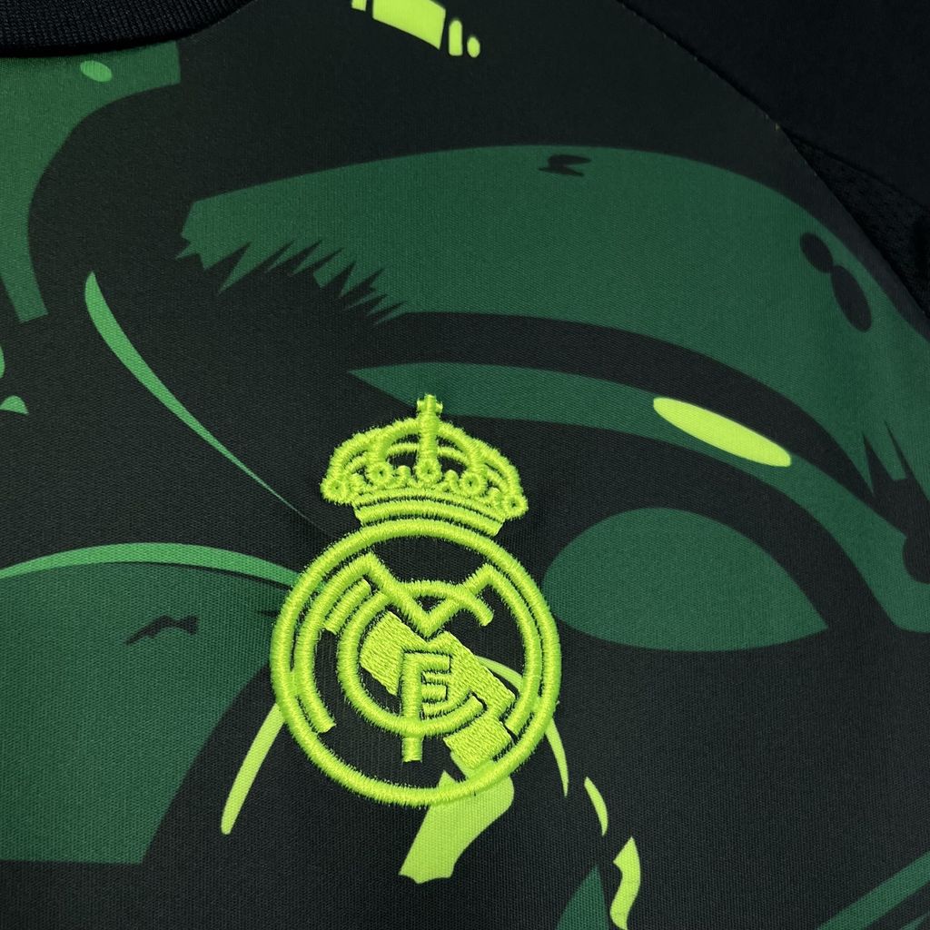 2024/2025 Real Madrid Green And Black Special Edition Jersey 1:1 Thai Quality