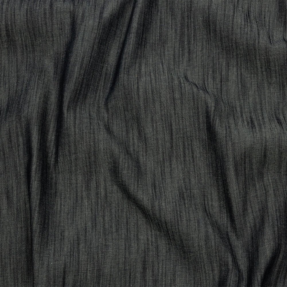Italian Muted Indigo Striated Lightweight Cotton Denim - Joann Fabrics
